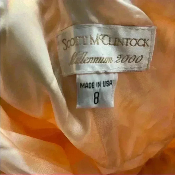 Vintage Fairycore Princess Coquette Embroidered Corset Prom Dress 8 Made In USA - Picture 7 of 15